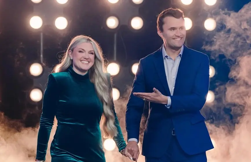 An Image File of Charlie Kirk and his wife Eika Kirk