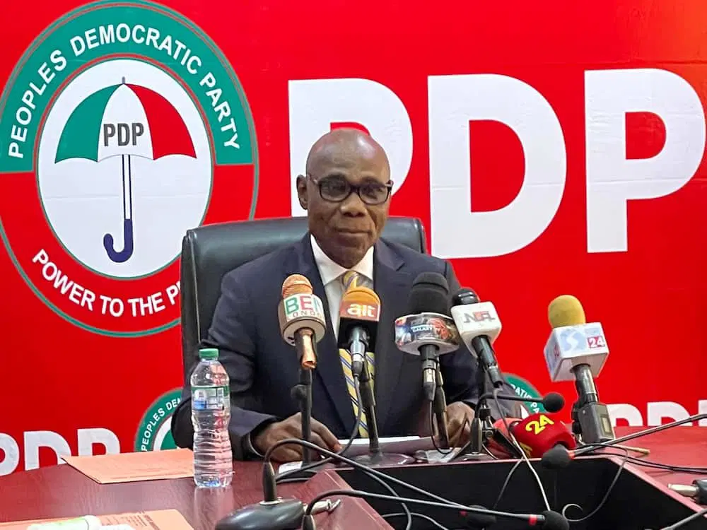 An Image File of National Publicity Secretary of the PDP, Debo Ologunagba