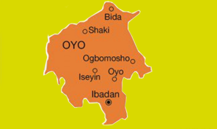 An Image File of OYO State Map