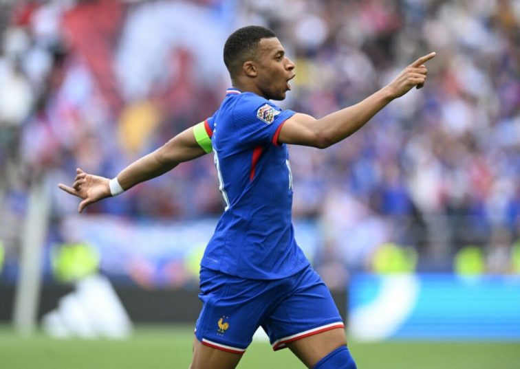 An Image File of France's Forward, Kylian Mbappe