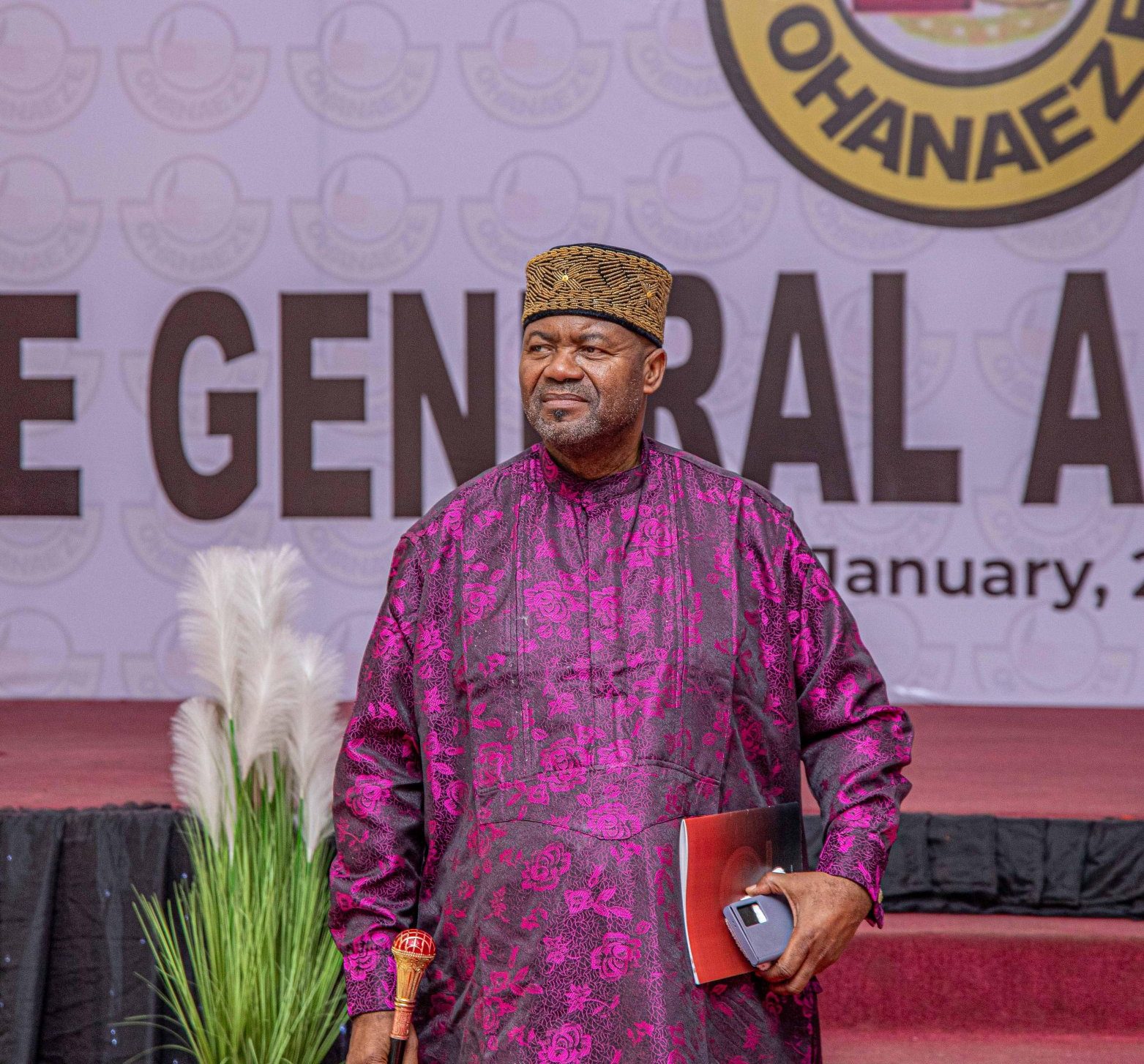An Image File of Ohanaeze President General, Senator John Azuta-Mbata