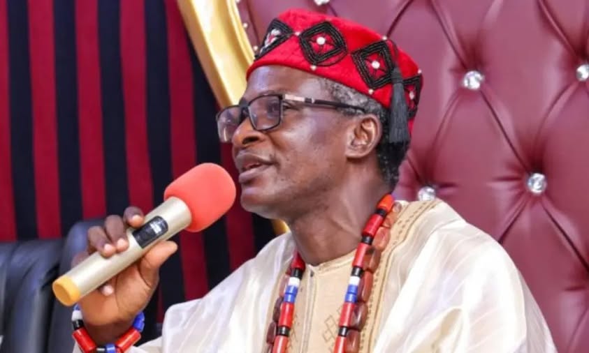 An Image OFThe Ochidoma, Idoma Area Traditional Council, His Royal Majesty, Agaba-Idu (Dr) Elaigwu Odogbo John.
